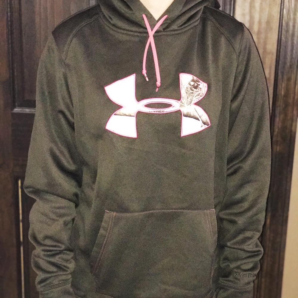 Hunter green Under Armour hoodie